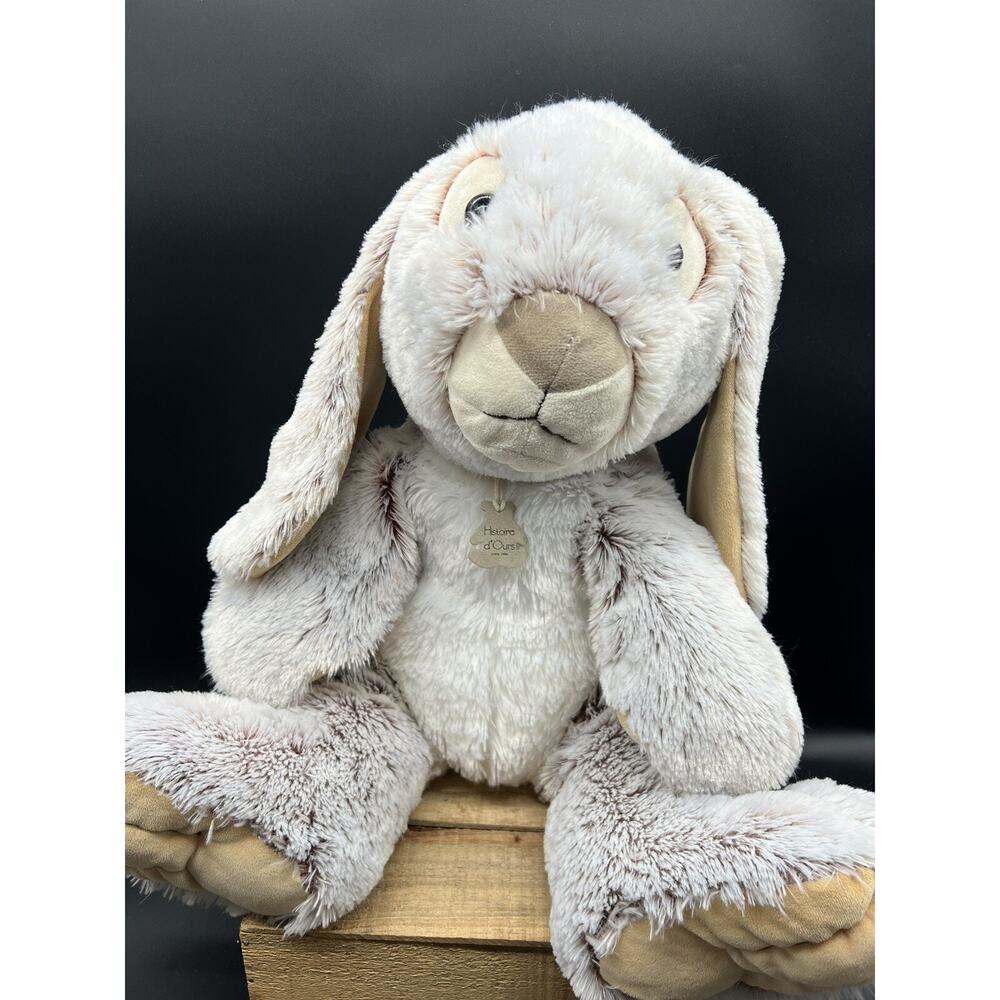 Histoire d' Ours Paris 1985 Large Plush BUNNY Rabbit Stuffed Animal